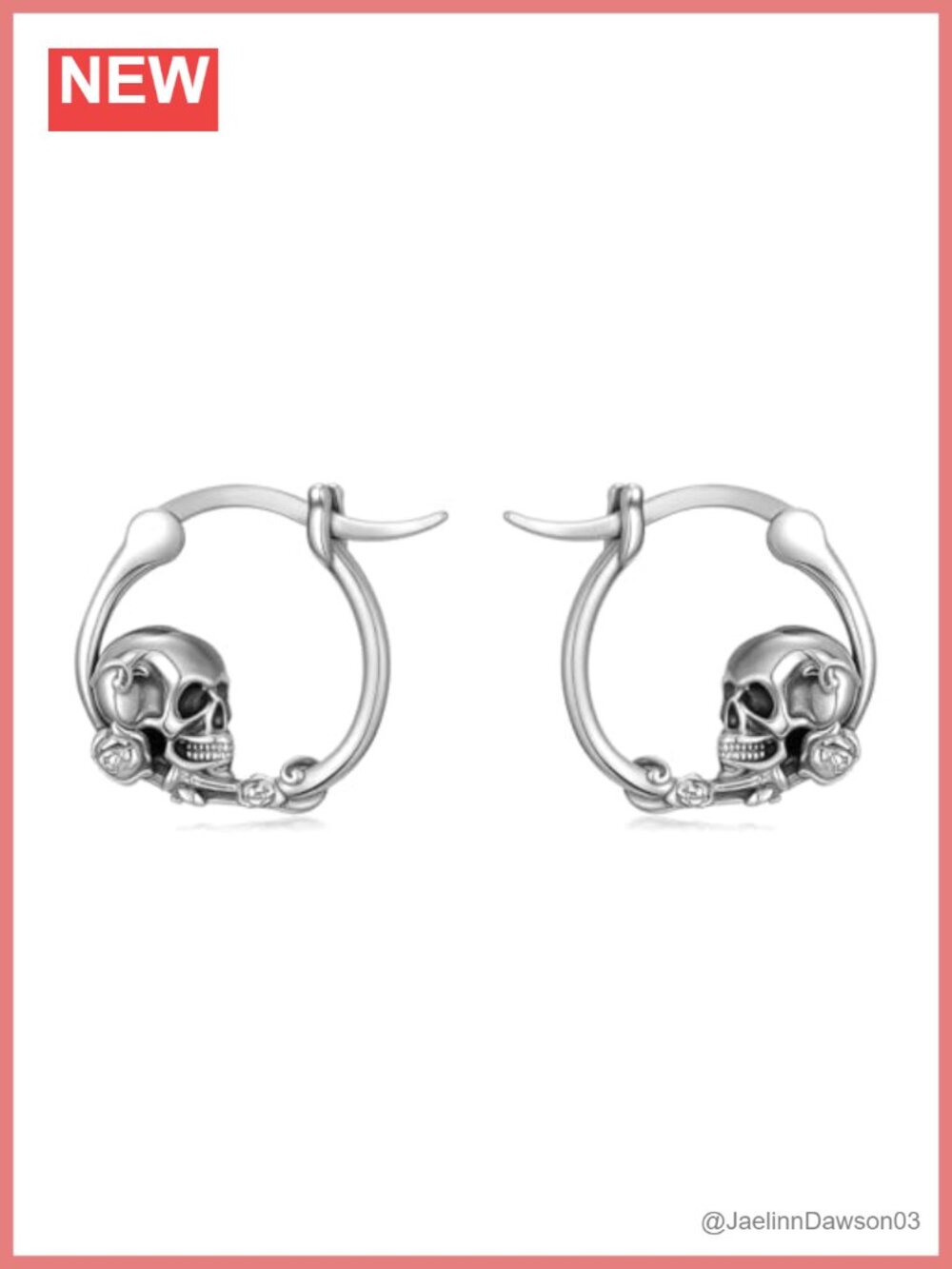 925 Sterling Silver Animal Hoop Earrings Hinged Hoop Women Jewelry